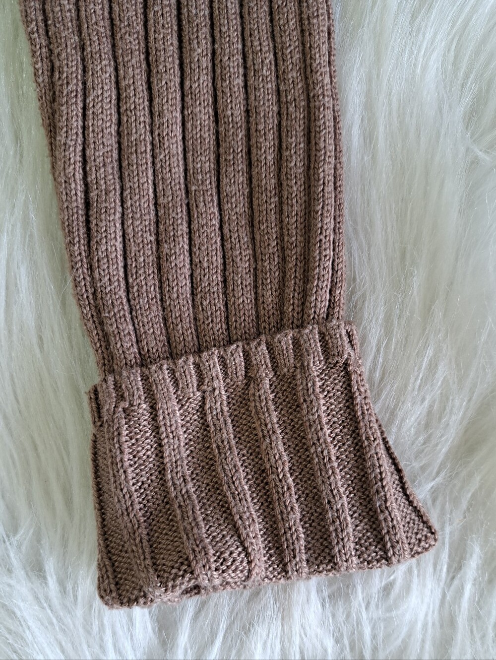 Jessica Simpson Tan Ribbed Sweater - Picture 6 of 9